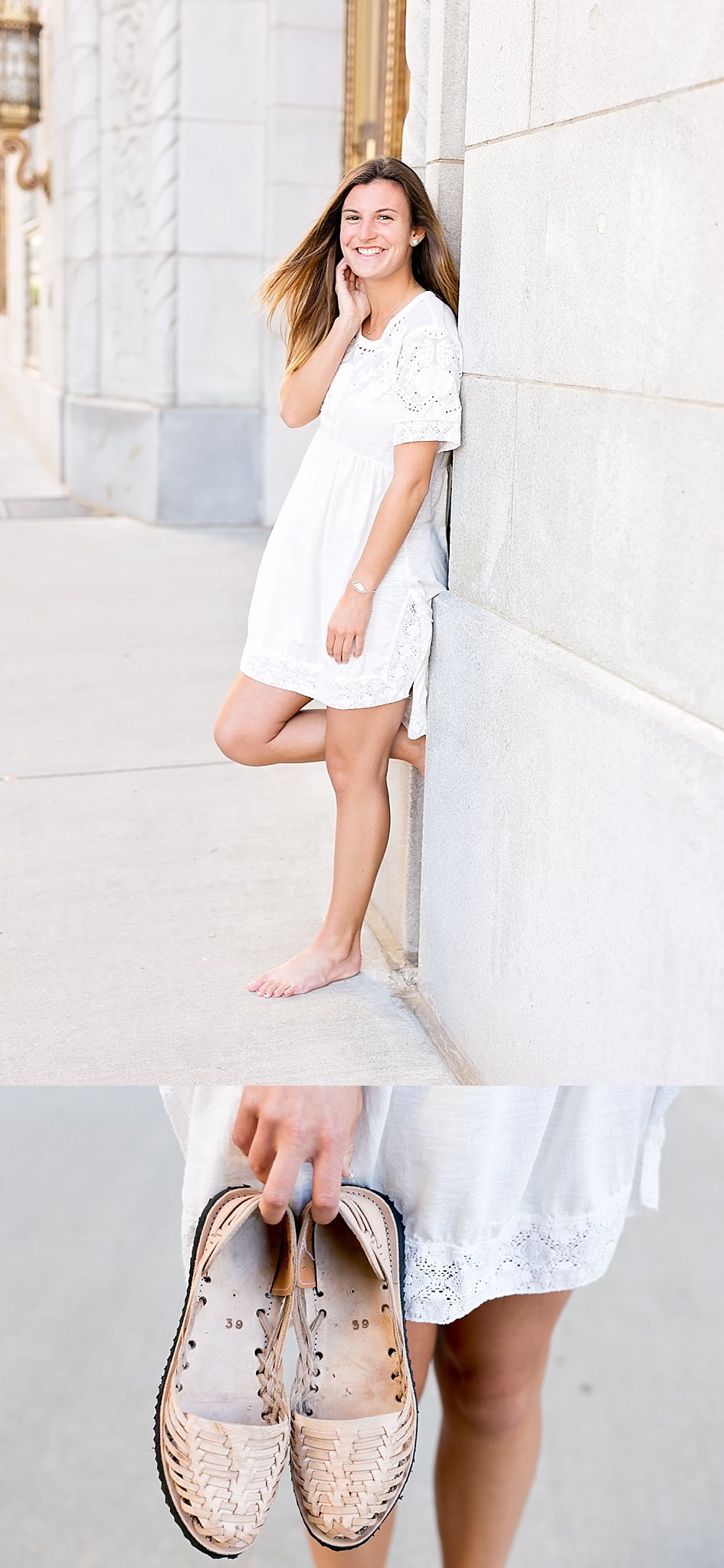 tulsa senior photographer, coffee, glasses, natural pose, smile